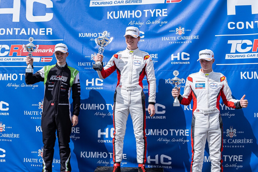 Knut Eirik Knudsen endte som lørdagens sejrherre foran Kevin Brandsborg og Felix Heiberg
(Foto: DS3 Cup)